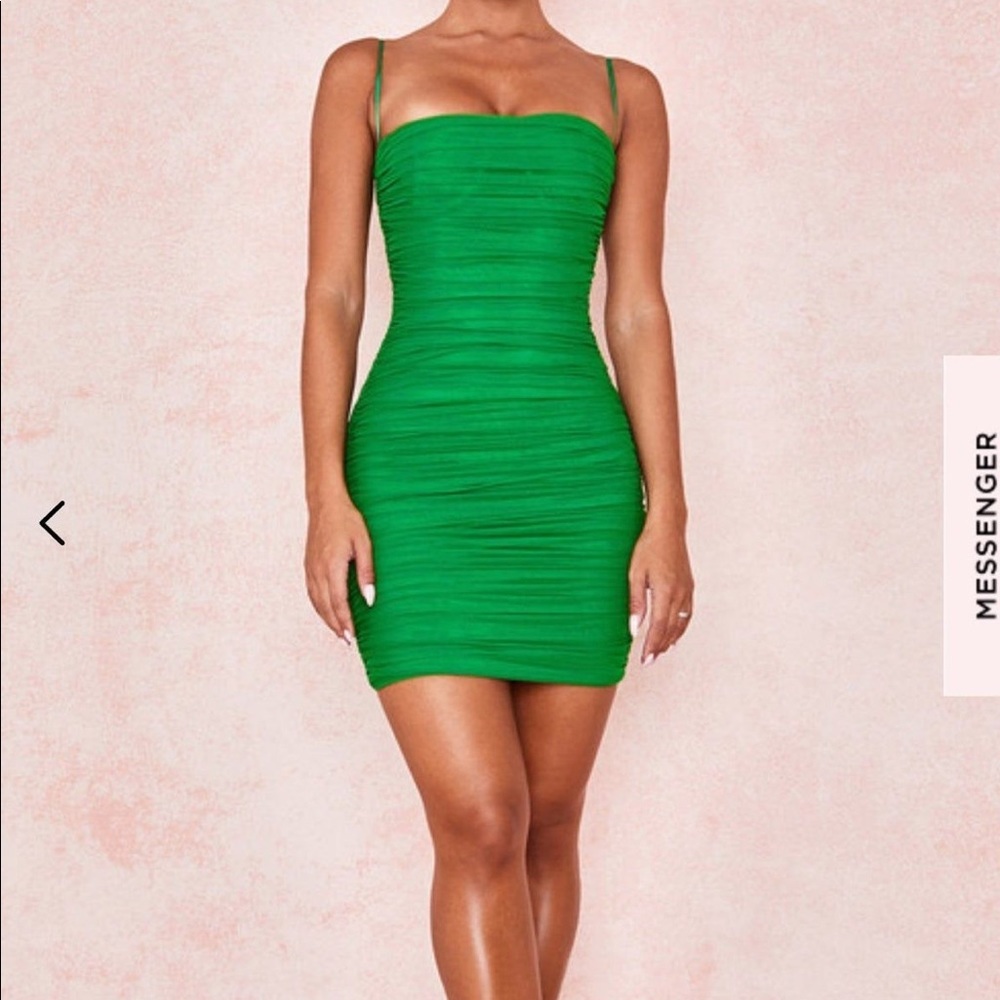 House of CB Ella dress in Emerald
